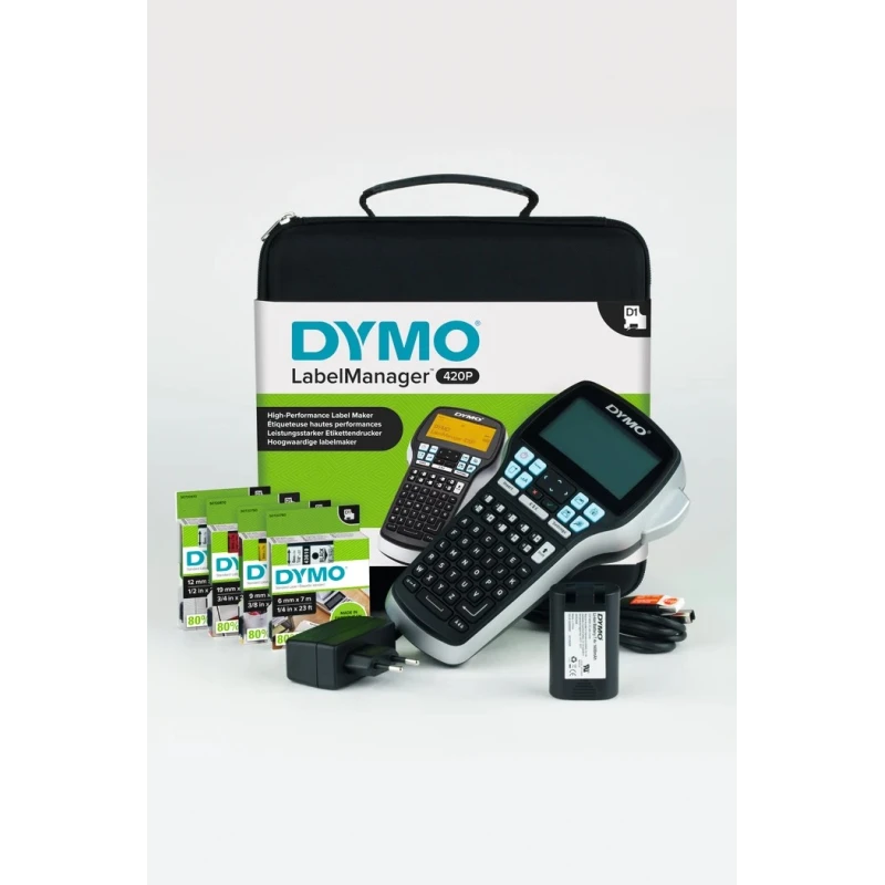 Dymo Label Printer Handheld LabelManager 420 Black 19 mm Max Label Width S0915480