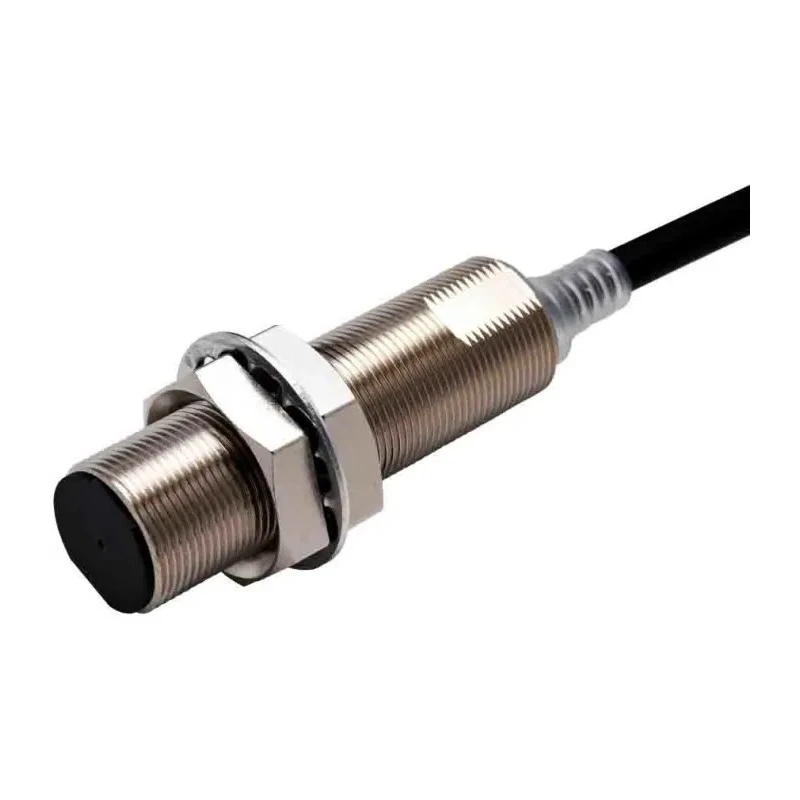 Omron Threaded Barrel Inductive Proximity Sensor M18 x 1 30V DC 12 mm Detection PNP Output E2E-X12B1TL18 2M