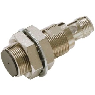 Omron Threaded Barrel Inductive Proximity Sensor M18 x 1, 30V dc, 14 mm Detection, NPN Output E2E-X14C118-M1