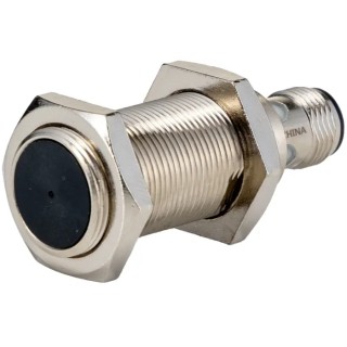 Omron Threaded Barrel Inductive Proximity Sensor M18 NPN 30 V dc 16mA 8 mm Detection Range E2E-X8C118-M1