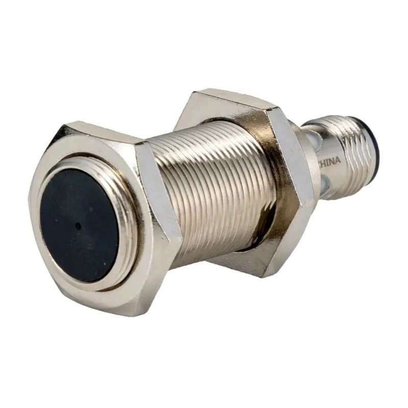 Omron Threaded Barrel Inductive Proximity Sensor M18 NPN 30 V dc 16mA 8 mm Detection Range E2E-X8C118-M1