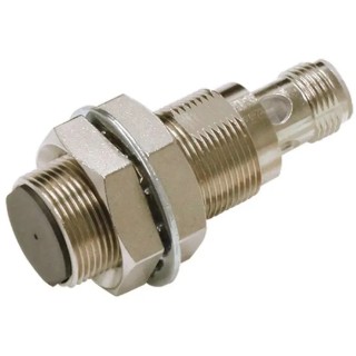 Omron Threaded Barrel Inductive Proximity Sensor M18 PNP 30V DC 16mA 12mm Detection E2E-X12B3D18-M1