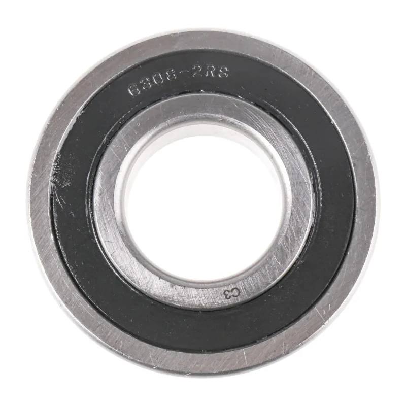 RS PRO Single Row Deep Groove Ball Bearing Sealed 40 mm ID, 90 mm OD, 23 mm Width Steel Cage 6308-2RS/C3