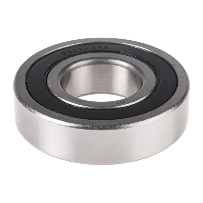 RS PRO Single Row Deep Groove Ball Bearing Sealed 40 mm ID, 90 mm OD, 23 mm Width Steel Cage 6308-2RS/C3