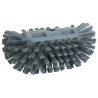 Vikan Hard Bristle Grey Scrubbing Brush, 40 mm Bristle Length, Polyethylene Terephthalate Bristle Material 703788