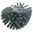 Vikan Hard Bristle Grey Scrubbing Brush, 40 mm Bristle Length, Polyethylene Terephthalate Bristle Material 703788