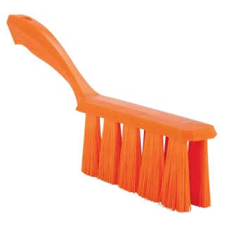 Vikan Orange Hand Brush with 57 mm Bristle Length, 35 mm Width, 330 mm Length, Model 45857