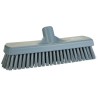 Vikan Hard Bristle Grey Scrubbing Brush, 46 mm Bristle Length, Polyethylene Terephthalate Bristle Material, Model 706088