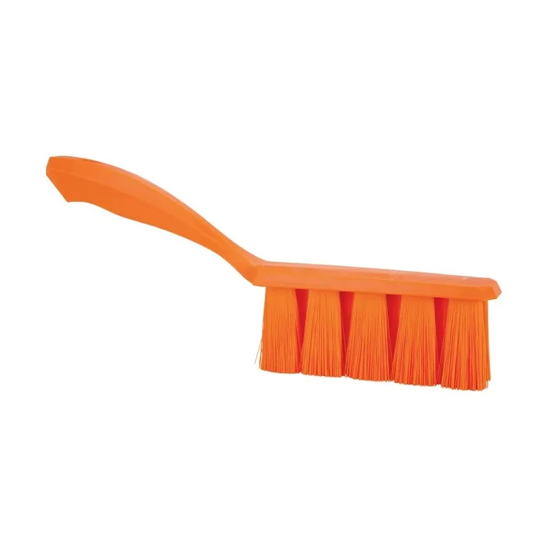 Vikan Orange Hand Brush with 57 mm Bristle Length, 35 mm Width, 330 mm Length, Model 45857