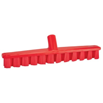 Vikan Red Scrubbing Brush Polyester Bristle Material 37 mm Bristle Length 50 mm Width 400 mm Length 75 mm Height 70644