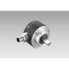 Baumer Magnetic Absolute Encoder 30V dc, Push Pull Signal, Solid Shaft 10 mm, Clamping Flange Mount EAM580