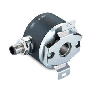 Baumer Magnetic Absolute Encoder Series EAM580, 30V Supply, 4096 ppr, Push Pull Signal, Solid 10 mm Shaft EAM580