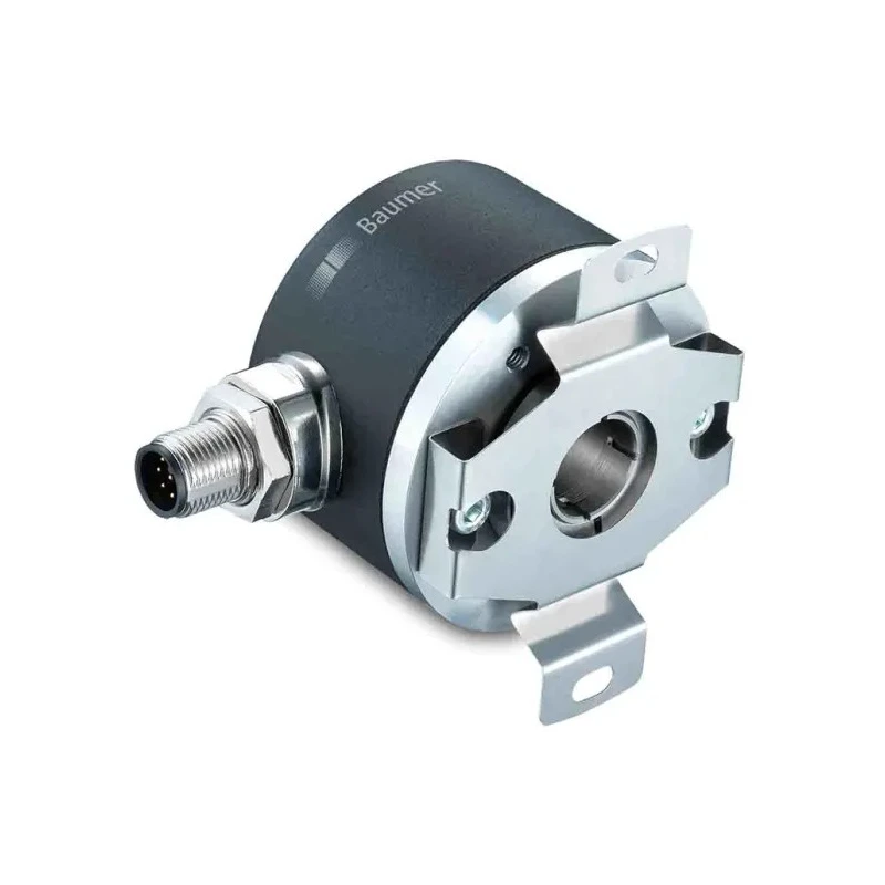 Baumer Magnetic Absolute Encoder Series EAM580, 30V Supply, 4096 ppr, Push Pull Signal, Solid 10 mm Shaft EAM580