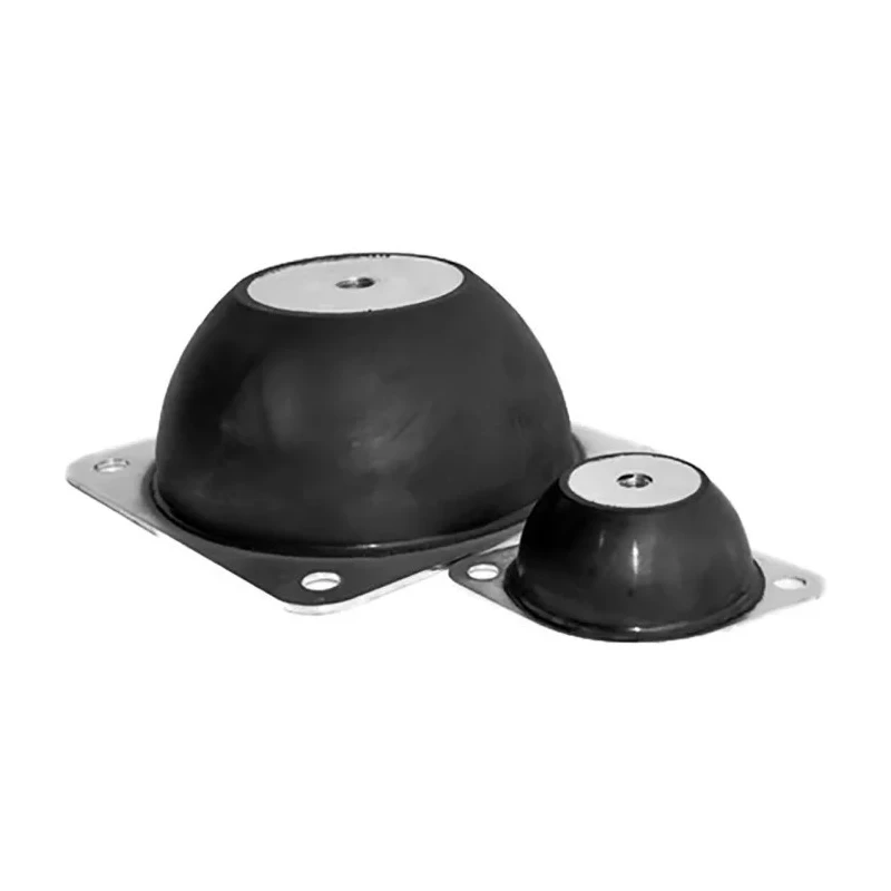 RS PRO Oval M8 Anti-Vibration Mount Male Buffer Foot Flange 59 mm OD 25 mm Height 60 Shore A 189-3238
