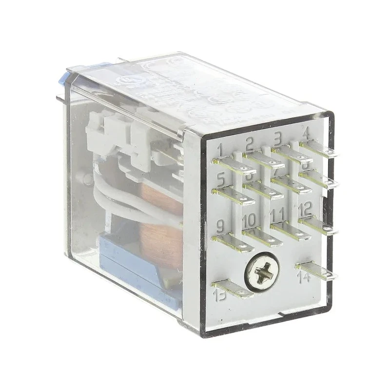 Finder Power Relay 48V DC Coil 7A Switching Current 4PDT Silver Alloy Contacts 55.34.9.048.0040