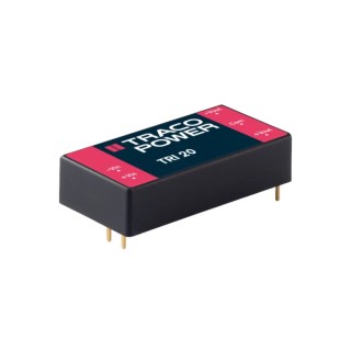 TRACOPOWER DC/DC Converter 15V dc, 670 mA Output, 36-75V dc Input, 20W Through Hole DIP Package TRI 20-4823