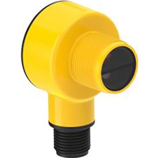Banner Background Suppression Photoelectric Sensor Barrel Style 75 mm Detection Range PNP Output IP67 IP69K T18-2VPFF75-Q8