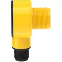 Banner Retroreflective Photoelectric Sensor Barrel Style 6 m Detection Range PNP Output IP69K IP68 IP67 T18-2VPLP-Q8