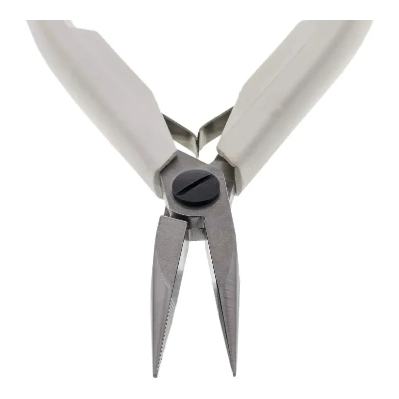 Lindstrom Long Nose Plier Snipe Nose, 132mm Overall Length, 32mm Jaw Length, Alloy Steel, ESD Safe 7891