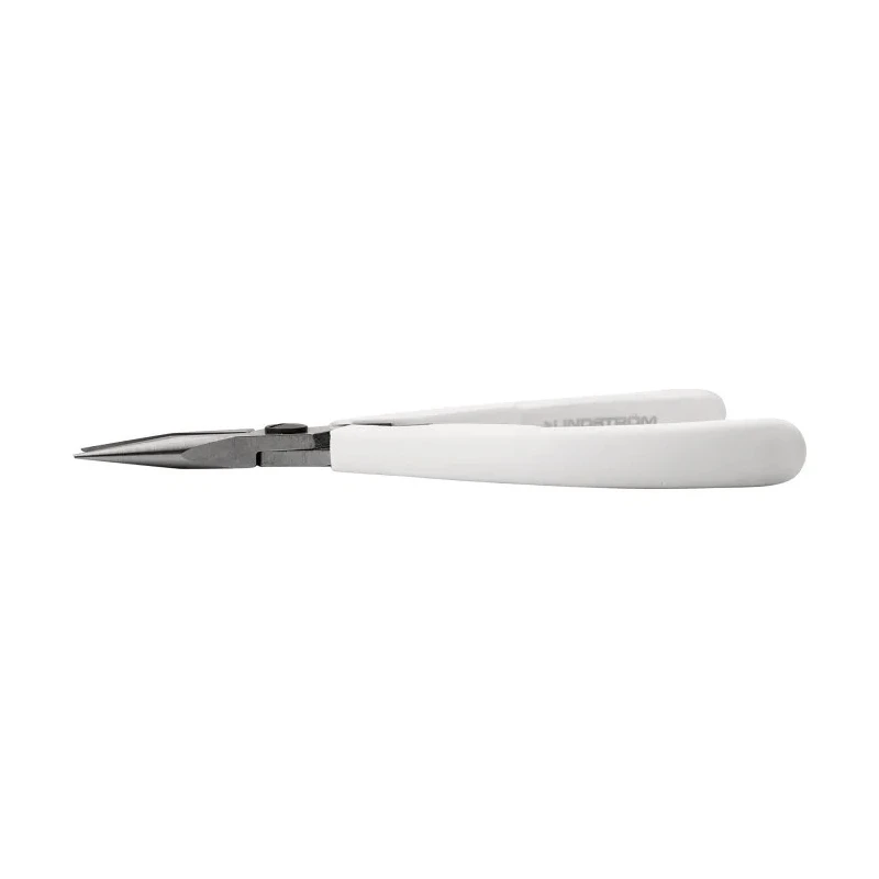 Lindstrom Long Nose Plier Snipe Nose, 132mm Overall Length, 32mm Jaw Length, Alloy Steel, ESD Safe 7891