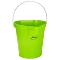 Vikan 12L Plastic Lime Bucket with Handle 568677
