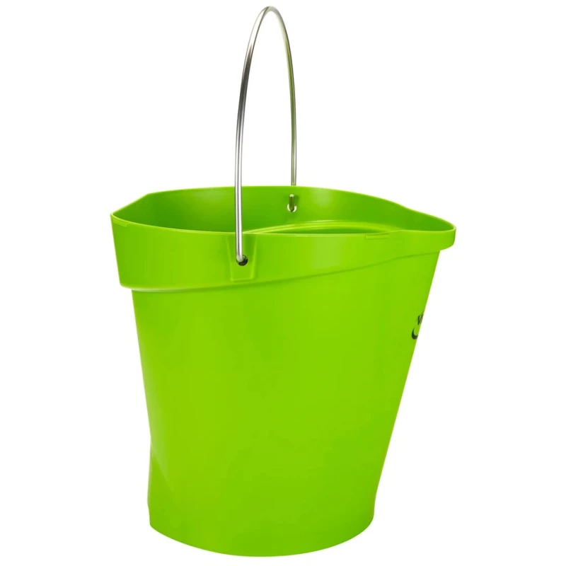 Vikan 12L Plastic Lime Bucket with Handle 568677