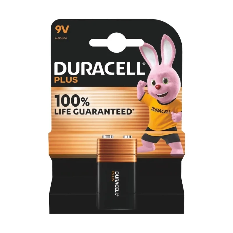 Duracell Duracell Plus Power Alkaline Manganese Dioxide 9V Battery 5000394142190