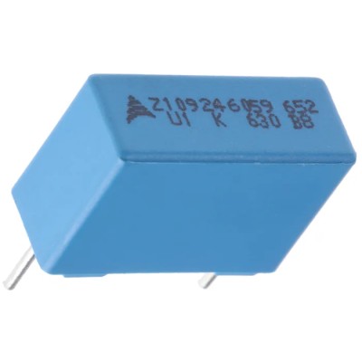 TDK Film Capacitor 100 nF 250V AC 630 V DC Through Hole 2 Pin B32652A6104K000