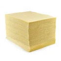 RS PRO Spill Absorbent Chemical Use Sheet, 90 L Capacity, Yellow, 400mm x 500mm, 200 Per Pack 189-0035