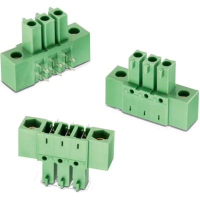 Wurth Elektronik WR-TBL Series Pluggable Terminal Block 3-Contact 3.81 mm Pitch 1 Row 300V 8A Polyamide Housing 691310340003
