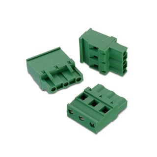 Wurth Elektronik 3444 Series 4-Contact Pluggable Terminal Block, 7.62 mm Pitch, 1 Row, Male Connector, 15A 691344410004