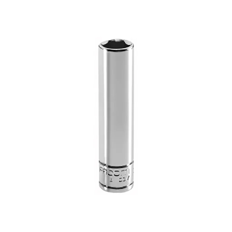 Facom Chrome Vanadium Steel 6 Point Square Drive Socket 4 mm 1/4 in Drive 50.5mm Overall Length R.4LA