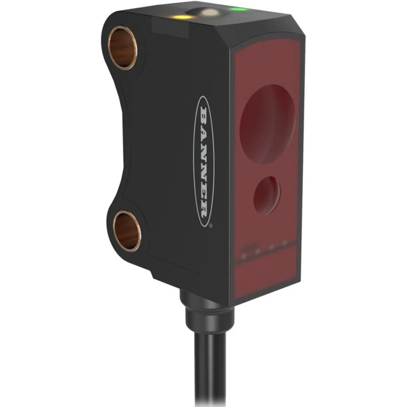 Banner Retroreflective Photoelectric Sensor Rectangular, Detection Range 100 mm to 2 m, PNP Output, IP67 VS8EAPLLP