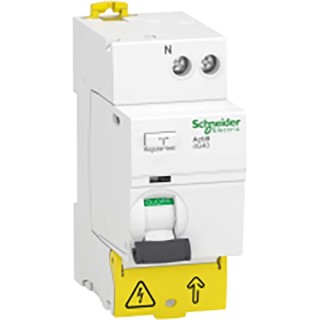 Schneider Electric Residual Current Circuit Breaker 40A, 1-Pole, 300 mA Sensitivity, Type AC, Breaking Capacity 1500A Acti9