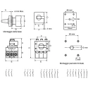 Kraus & Naimer 3-Pole Panel Mount Isolator Switch IP65 32A 11kW KG32.T203/GBA022.E