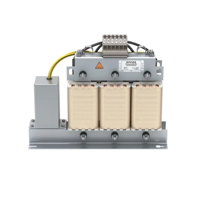 TDK Wall Mount 3 Phase EMC Filter, Terminal Block, 16 A, 520V AC, 50Hz/60Hz B84143V0016R229