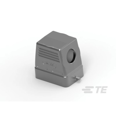 TE Connectivity HDC Range Heavy Duty Power Connector Hood, Size 3, Die Cast Aluminium Body, IP65, Locking T1310060120-000