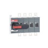 ABB 4-Pole DIN Rail Isolator Switch Black Handle IP65, 16A, 690V AC, Lug Terminal