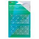 3M Circular Polyurethane Self-Adhesive Feet, 19.1 mm Diameter x 50 ft Length SJ5344T