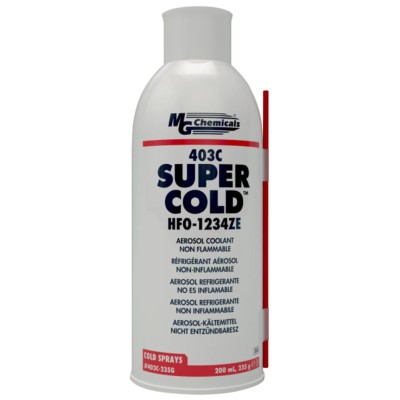 MG Chemicals Freeze Spray 200 ml, Non-Flammable, Non-Conductive, Zero Residue, -50°C 403C-235G
