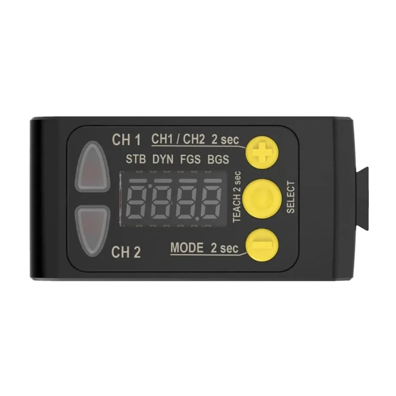 Banner Photoelectric Sensor Block Style with PNP/NPN Output, 95 mm to 2 m Detection Range, IO-Link Interface, IP67 