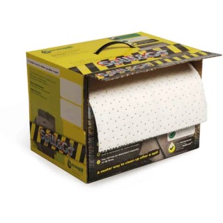 Ecospill Ltd Spill Control Equipment Roll Dispensing Box 48L White 360mm x 220mm H0803622
