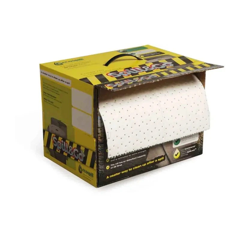 Ecospill Ltd Spill Control Equipment Roll Dispensing Box 48L White 360mm x 220mm H0803622