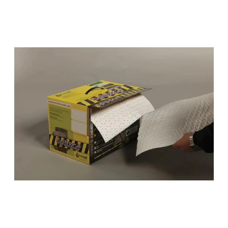 Ecospill Ltd Spill Control Equipment Roll Dispensing Box 48L White 360mm x 220mm H0803622