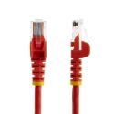 StarTech.com Cat5e Ethernet Cable, 2 m, Unscreened, Red PVC Jacket 