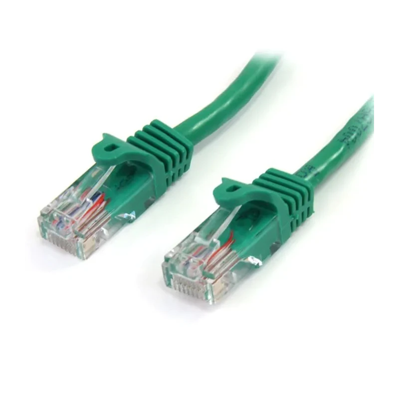 StarTech.com Cat5e Ethernet Cable, 3 m, Unscreened, Green PVC Jacket 