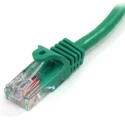 StarTech.com Cat5e Ethernet Cable, 3 m, Unscreened, Green PVC Jacket 