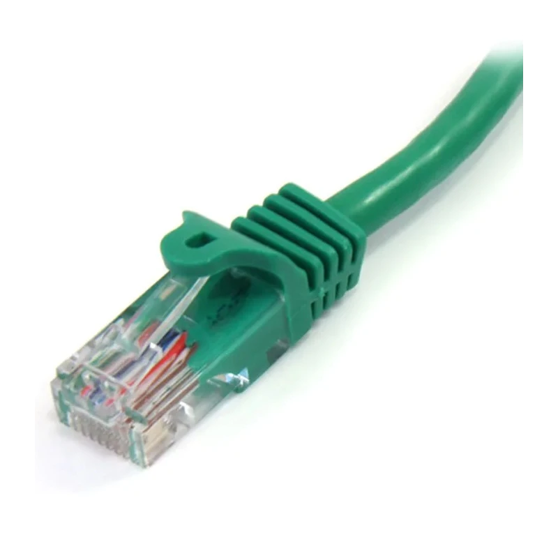 StarTech.com Cat5e Ethernet Cable, 3 m, Unscreened, Green PVC Jacket 