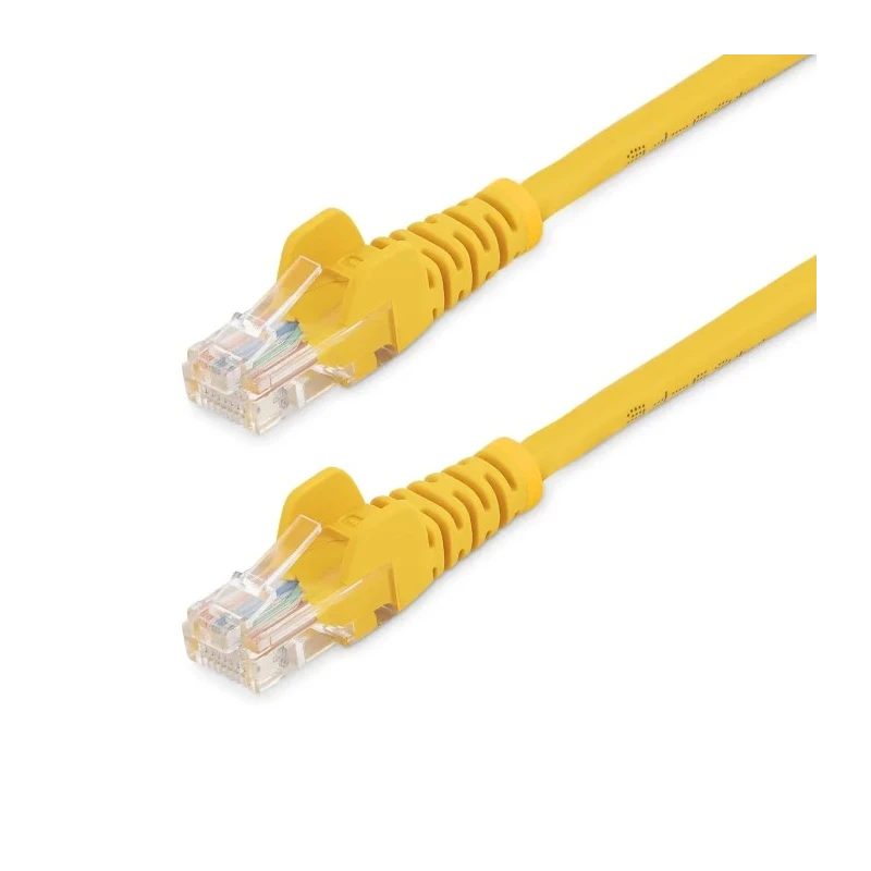 StarTech.com Cat5e Ethernet Cable 3 m Unscreened Yellow PVC 24AWG Copper 5.6mm OD 