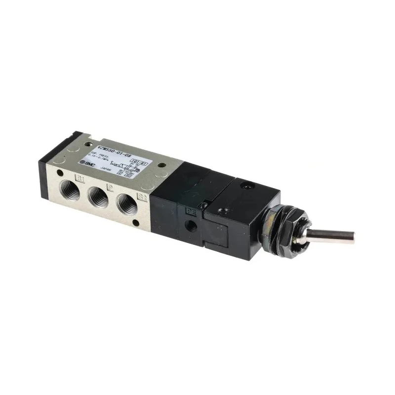 SMC Toggle Lever Pneumatic Manual Control Valve 5/2 Function Rc 1/8 Thread, 0.7 Mpa Max Pressure, -5°C to +60°C VZM550-01-08